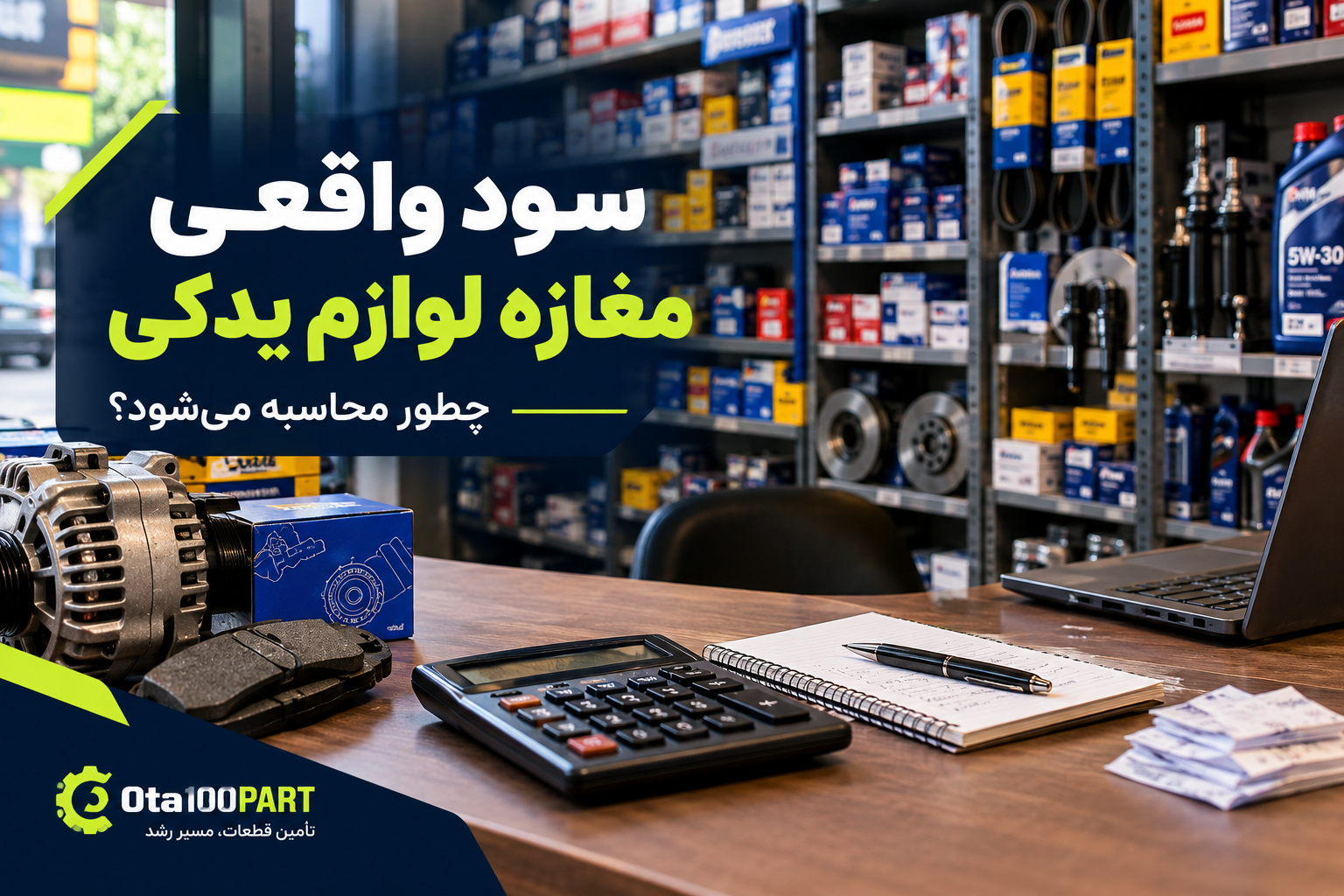 سود واقعی مغازه لوازم یدکی چطور محاسبه می‌شود؟